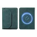 Avtakbar MagSafe-kortholder / RFID-blokkert lommebok - grønn