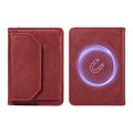 Avtakbar MagSafe-kortholder / RFID-blokkert lommebok - rød