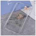 Diamantinnredning iPhone 13 Mini TPU-deksel - Hjerte