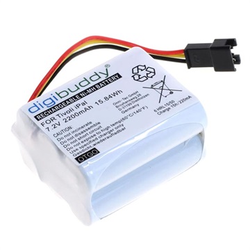 Digibuddy Batteri - Tivoli PAL, iPAL, PAL BT, TEAC R1 - 2200mAh (Åpen Emballasje - Bulk Tilfredsstillende)