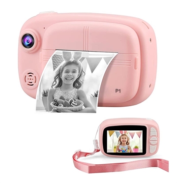 Øyeblikkelig Digitalkamera til Barn med 32GB Minnekort