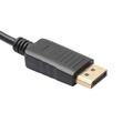Adapterkabel fra DisplayPort hann til VGA hunn - svart
