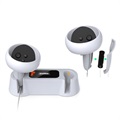 Dobe TY-18170 Dobbel Controller Ladestasjon til Oculus Quest 2 Touch