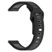 Garmin Vivoactive 6 Dual-Color Silikon Sportsreim - Svart / Grå