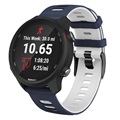 Dual-Color Garmin Vivoactive 4 Silikon Sportsreim - Blå / Hvit
