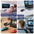 Dual Link 2-i-1 Bluetooth-lydadapter for fly, bil og hjem - svart