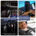 Dual Link 2-i-1 Bluetooth-lydadapter for fly, bil og hjem - svart