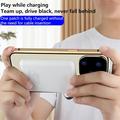 Dobbeltsidig herdet glass + magnetisk metallramme Anti-Drop Case for iPhone 15 Kompatibel med MagSafe Phone Cover med spennelås - Sølv