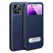 iPhone 16 Pro Max Læretui med dobbel visning og flipp