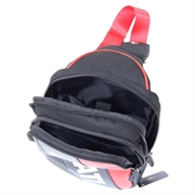 Ducati skulderveske med justerbar kryssrem - Svart / Rød