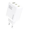Dudao A29C 65W GaN-vegglader med USB-C-kabel - hvit