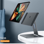 iPad Pro 11 2021/2020 Dulcii K03 Roterende magnetisk stativ - grå
