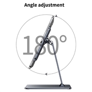 iPad Pro 11 2021/2020 Dulcii K03 Roterende magnetisk stativ - grå