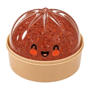 Squishy-leketøy for stressavlastning i form av en dumpling med dampkoker-eske - Oransje