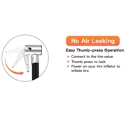 Slitesterk slitesterk dekkpumpeslange for bil, sykkel og motorsykkel - 30cm