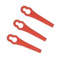 Slitesterke plastskjæreblader for gresstrimmer - 83mm, 100 stk.