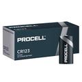 Duracell Procell CR123 alkaliske batterier 1400mAh - 10 stk.