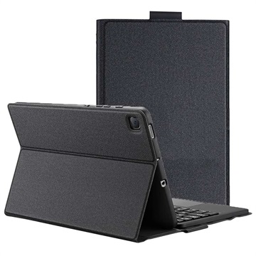 Dux Ducis Samsung Galaxy Tab S6 Lite 2020/2022 Etui med Bluetooth-tastatur - Svart
