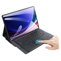 Samsung Galaxy Tab S9 Ultra Dux Ducis Deksel med Bluetooth-tastatur - Svart