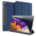 Dux Ducis Domo Samsung Galaxy Tab S7 Tri-Fold Etui - Blå