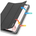 Samsung Galaxy Tab S9 Dux Ducis Domo Tri-Fold Smart Folio-etui - Svart