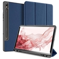 Samsung Galaxy Tab S9 Dux Ducis Domo Tri-Fold Smart Folio-etui - Blå