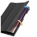 Dux Ducis Domo Lenovo Tab M9 Tri-Fold Smart Folio-etui - Svart