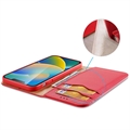 Dux Ducis Hivo iPhone 14 Lommebok-deksel I Lær - Rød