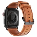 Dux Ducis Apple Watch Series 7/SE/6/5/4/3/2/1 Lærrem - 41mm/40mm/38mm - Brun