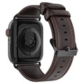 Dux Ducis Apple Watch Series 7/SE/6/5/4/3/2/1 Lærrem - 41mm/40mm/38mm - Kaffe