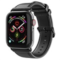 Dux Ducis Apple Watch Series Ultra 3/2/Ultra/11/10/9/8/SE 3/(2022)/7/SE/6/5/4/3/2/1 Lærreim - 49mm/45mm/44mm/42mm - Svart