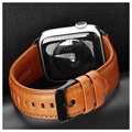 Dux Ducis Apple Watch Series 7/SE/6/5/4/3/2/1 Lærrem - 45mm/44mm/42mm - Brun
