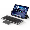 Dux Ducis multifunksjonelt Bluetooth-tastatur med berøringsplate for bærbar PC, nettbrett og mobiltelefon - svart