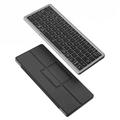 Dux Ducis multifunksjonelt Bluetooth-tastatur med berøringsplate for bærbar PC, nettbrett og mobiltelefon - svart