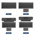 Dux Ducis multifunksjonelt Bluetooth-tastatur med berøringsplate for bærbar PC, nettbrett og mobiltelefon - svart