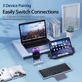 Dux Ducis multifunksjonelt Bluetooth-tastatur med berøringsplate for bærbar PC, nettbrett og mobiltelefon - svart
