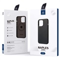 Dux Ducis Naples iPhone 13 Pro Max Lær Belagt Deksel - Svart