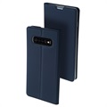 Dux Ducis Skin Pro Samsung Galaxy S10+ Flip-deksel - Mørkeblå