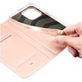 iPhone 15 Pro Max Dux Ducis Skin Pro Flip-deksel - Rosa