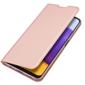 Dux Ducis Skin Pro Samsung Galaxy A22 5G, Galaxy F42 5G Flip-deksel - Rosa