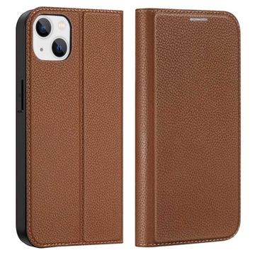 Dux Ducis Skin X2 iPhone 14 Plus Flip-deksel - Brun