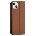 Dux Ducis Skin X2 iPhone 14 Plus Flip-deksel - Brun
