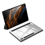Samsung Galaxy Tab S9 Ultra Dux Ducis Toby Tri-Fold Smart Folio-etui - Svart