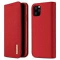 Dux Ducis Wish Series iPhone 11 Pro Max Lommebok-deksel I Lær - Rød