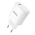 Duzzona T11 20W USB-C PD mini-vegglader - EU-stikkontakt - hvit