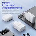Duzzona T3 20W USB-C PD hurtiglader til veggmontering - EU-stikkontakt - hvit