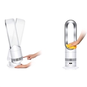 Dyson Hot+Cool HF1 Rapid React varme- og kjølevifte - hvit / sølv