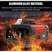 E-FAST TK-2500 Automatisk Batterilader - 25A - Lion, LiFePO4, AGM GEL, Blysyre, 12V/24V - Svart / Rød
