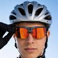 E08 AI Sports smarte briller med stemmestyring - svart / oransje