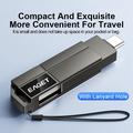 EAGET CF33 2-i-1 USB 3.2 Type-A/USB-C-minnepinne – 128 GB – svart